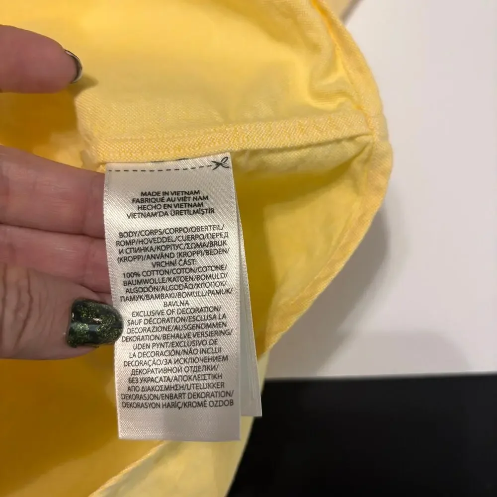 Polo Ralph Lauren Yellow Oxford Shirt 2XB Big Button Down Pony Logo